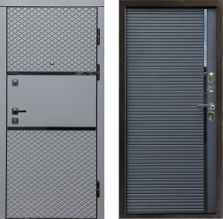 Дверь Ромб Porte Черный кварц