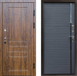 Дверь Классика Дуб Porte Черный кварц